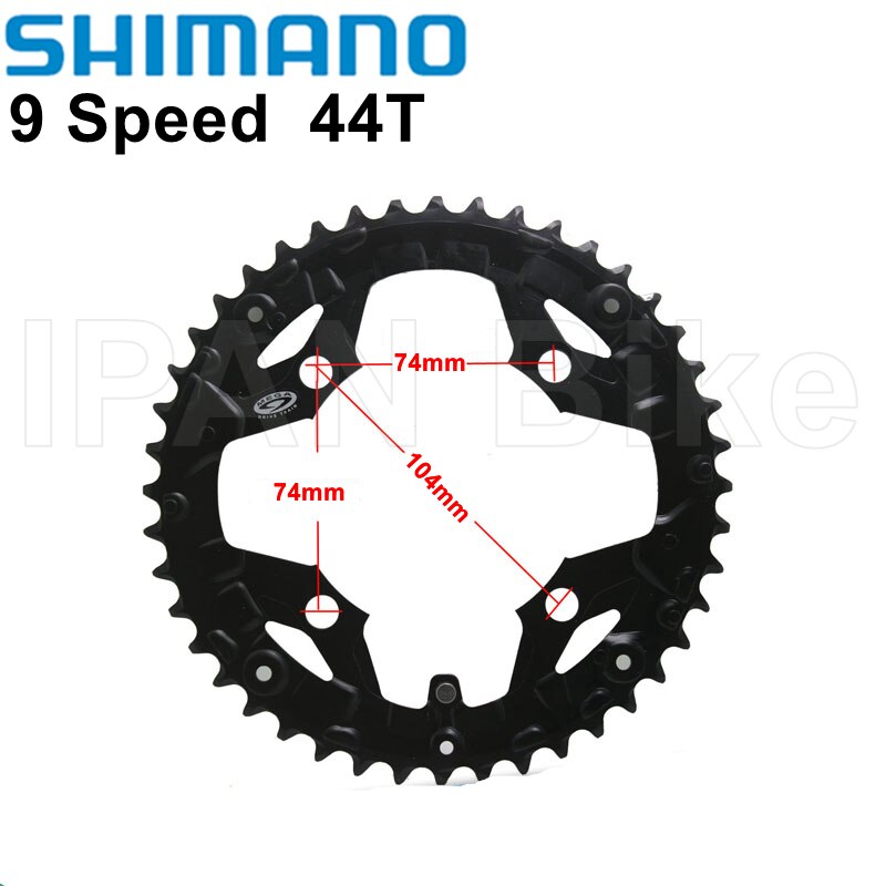 Shimano – plateau de pédalier à 9 vitesses pour vélo, pièces de réparation, Original, FC-M391 FC-M390, 48T 44T 36T 32T 22T: 44T