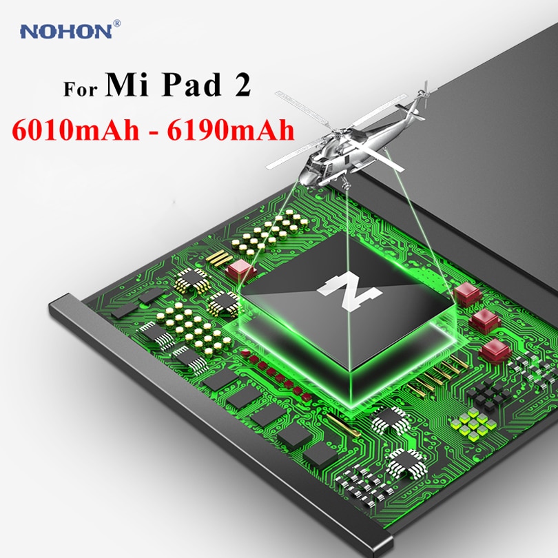 Nohon – batterie li-polymère pour tablette Xiaomi Mi Pad 2 BM61, 6010mAh-6190mAh, intégrée