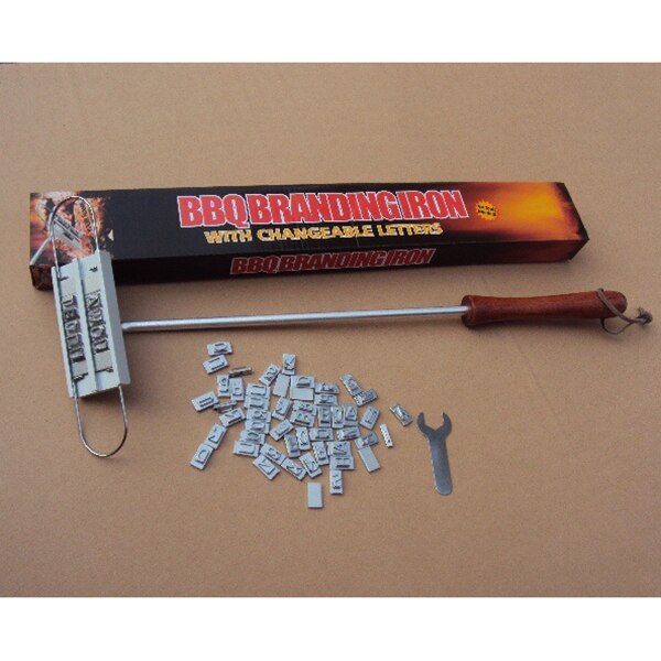 Grill Stempel Grill Buchstaben Grill Feuer markieren Dichtung Stanzen Schimmel BBQ Werkzeuge Kochen BBQ Zubehör