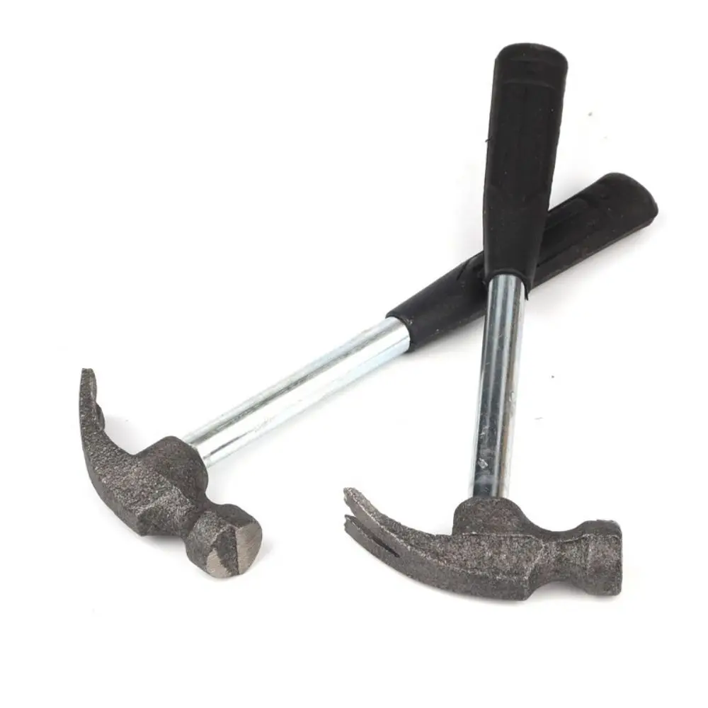 Household Craft DIY Woodworking Mini Hammer Metal Iron Plastic Repair Horn Hammer Small Multitool Hand Tool Wall Nail