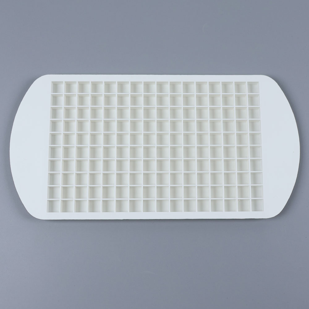 160 Grid Mini Silicone Ice Tray Ice Cubes Foldable Ice Mold Ice Breaker Ice Grid Tray Small Square Mold Ice Maker Silicone Mold: green