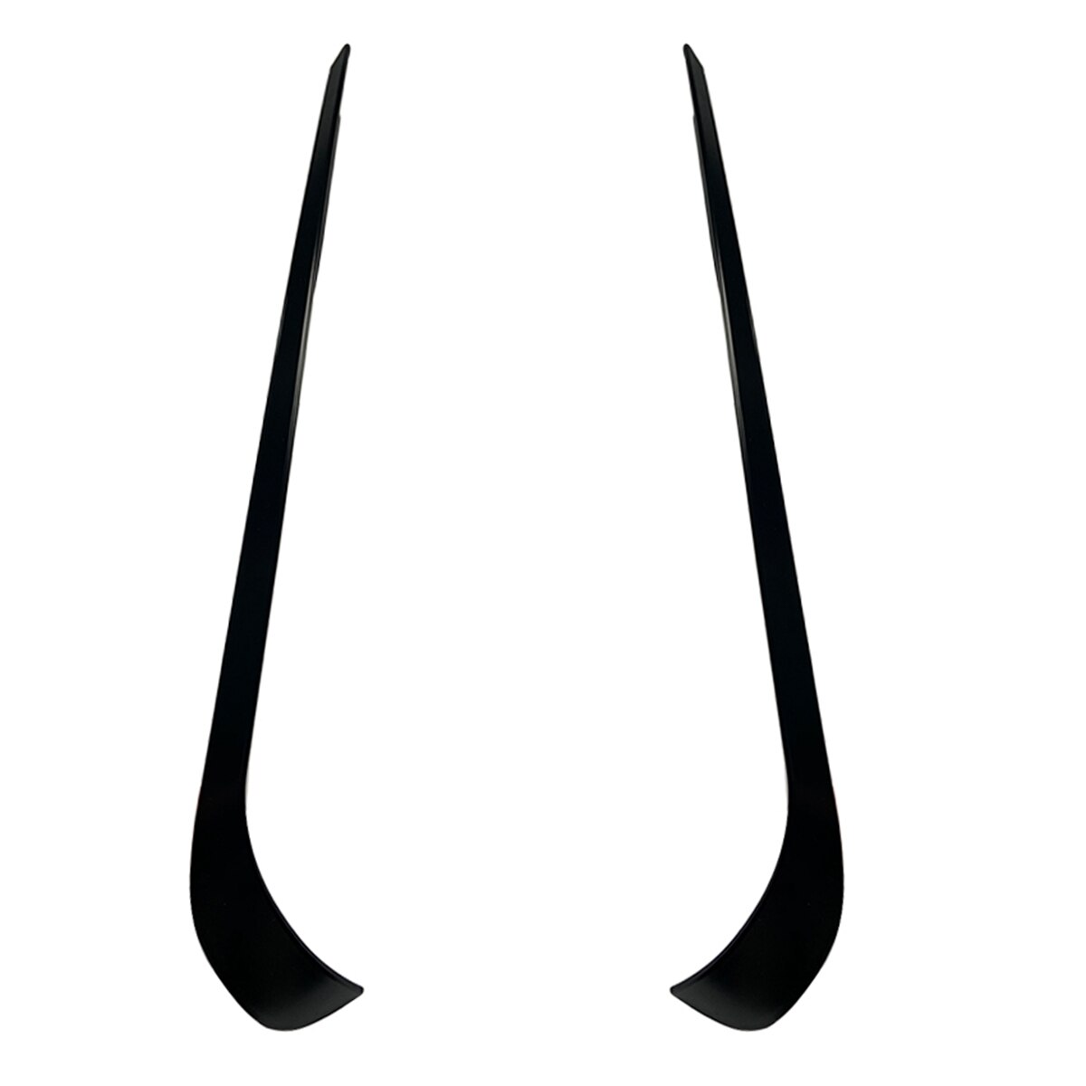 Matte Black Front Bumper Fog Light Splitter For Mercedes Benz CLA C117 CLA200 220 250 AMG Fog Lamp Splitter