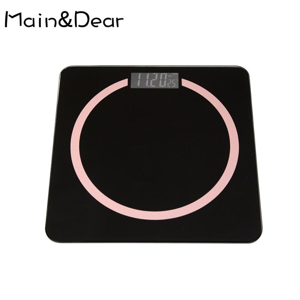 Electronic Scales Bathroom Floor Scales For People Weighing Toughened Glass Body Scale LED Digital