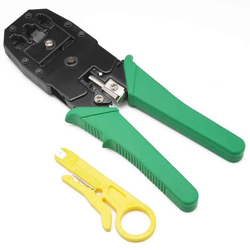 Network Cable Repair Maintenance Tool Kit ,Portable Phone Cable Crimper, Cable Tester Network Cable Crimper Repair Kit