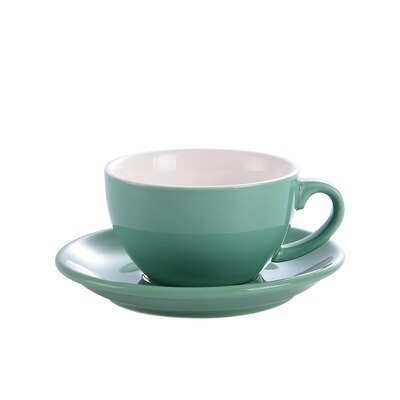 Mhv 200ml cappuccino latte farve glasur keramisk kaffekop køkken kontor cafe trække blomsterkop: 5