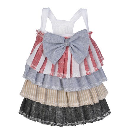 H91 Cute Spring Summer Dog Dress Clothes Puppy Dog Cats Princess Cake Skirt Dresses For Small Dogs product supplies: 2 / XL