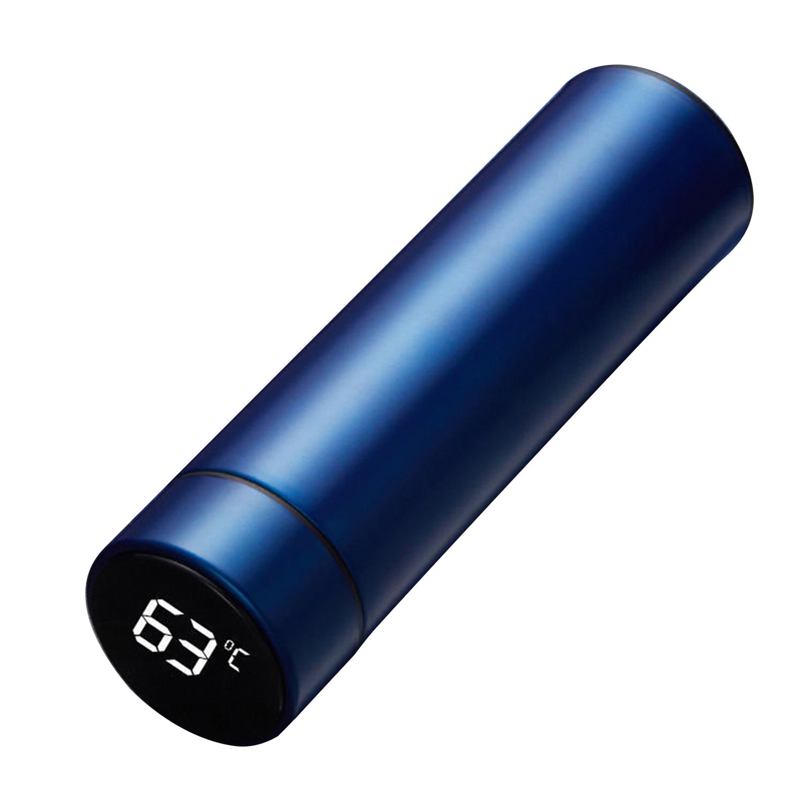 Bottle Waterproof LED Touch Screen Real-Time Water Temperature Display Water Bottle H7JP: blue