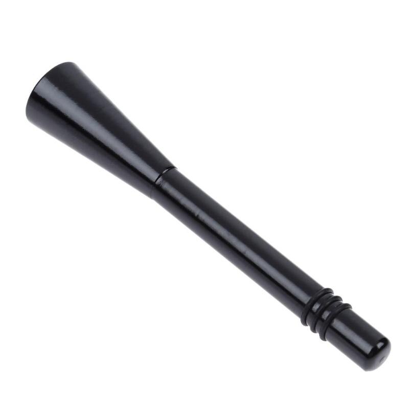 Universal- Aluminium Auto Dach Radio Antenne Biene Stachel Schraube bin FM Antenne für bin-und FM Signale Auto Styling Zubehör: Schwarz