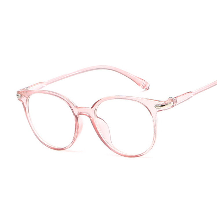 Zwart Brilmontuur Cat Eye Bril Frame Clear Lens Vrouwen Brillen Optische Roze Frames Transparant Tempels Voor Bril: Roze