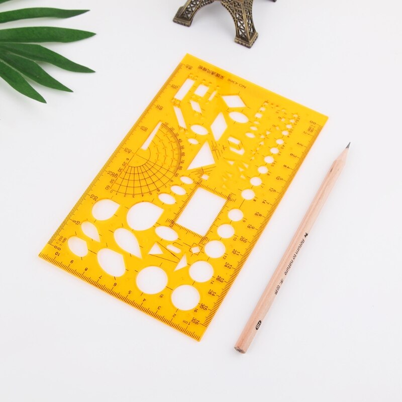 Ellipse Oval Template Geometry College Math Measuring Tool Stencil Ruler Student