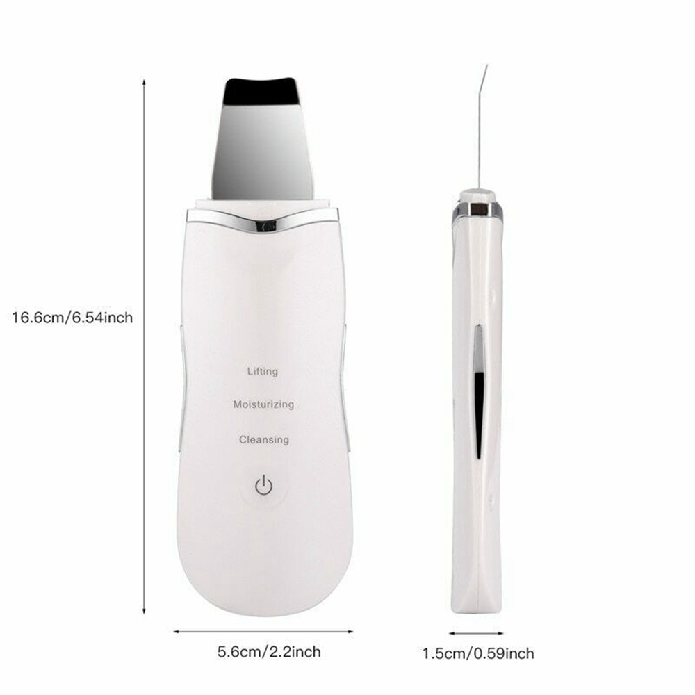 Ultrasonic Face Cleaning Skin Scrubber Facial Cleaner Skin Peeling Blackhead Removal Pore Cleaner Face Scrubber