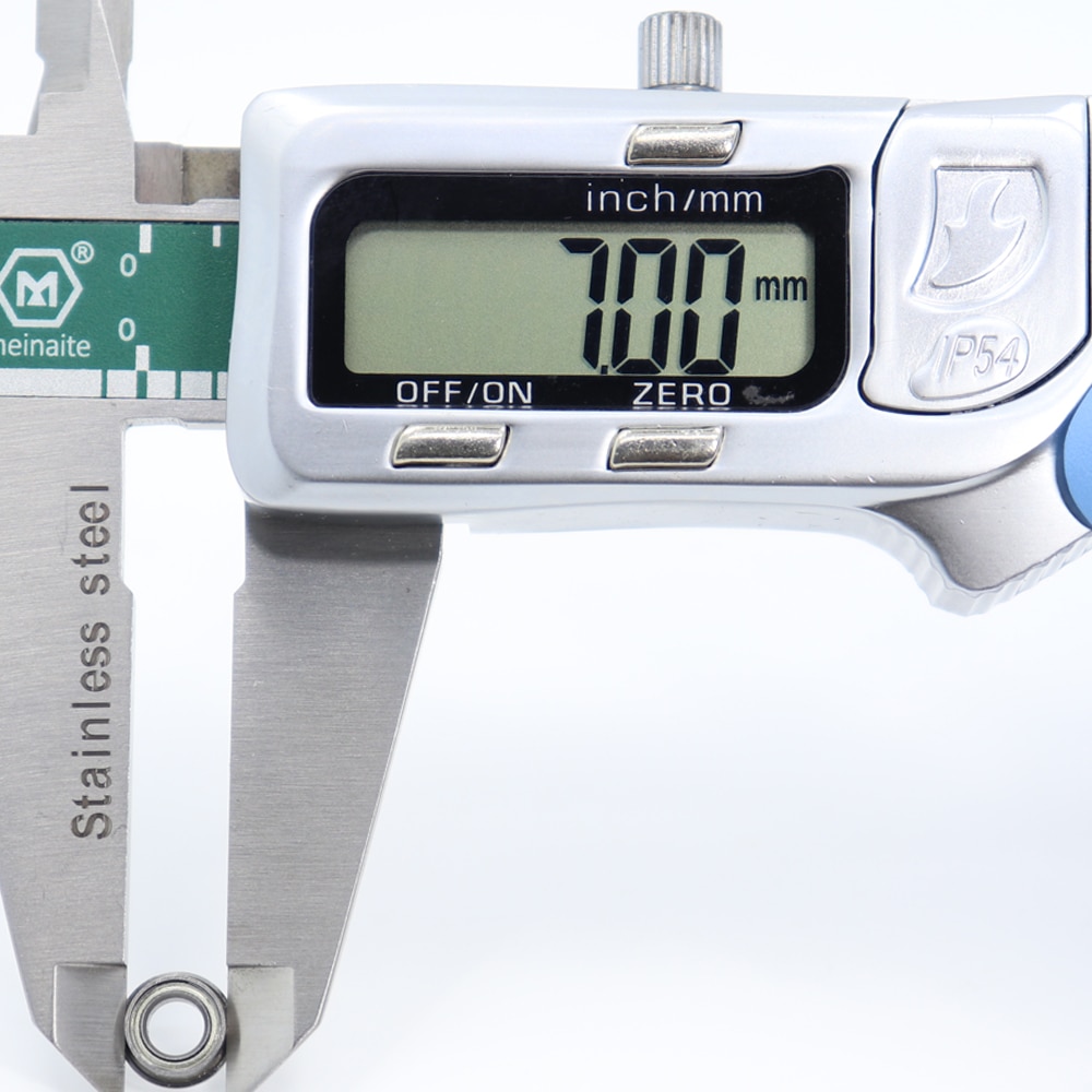 MF74ZZ Flange Bearing 4x7x2.5 mm ABEC-1 ( 10 PCS ) Miniature Flanged MF74 Z ZZ Ball Bearings