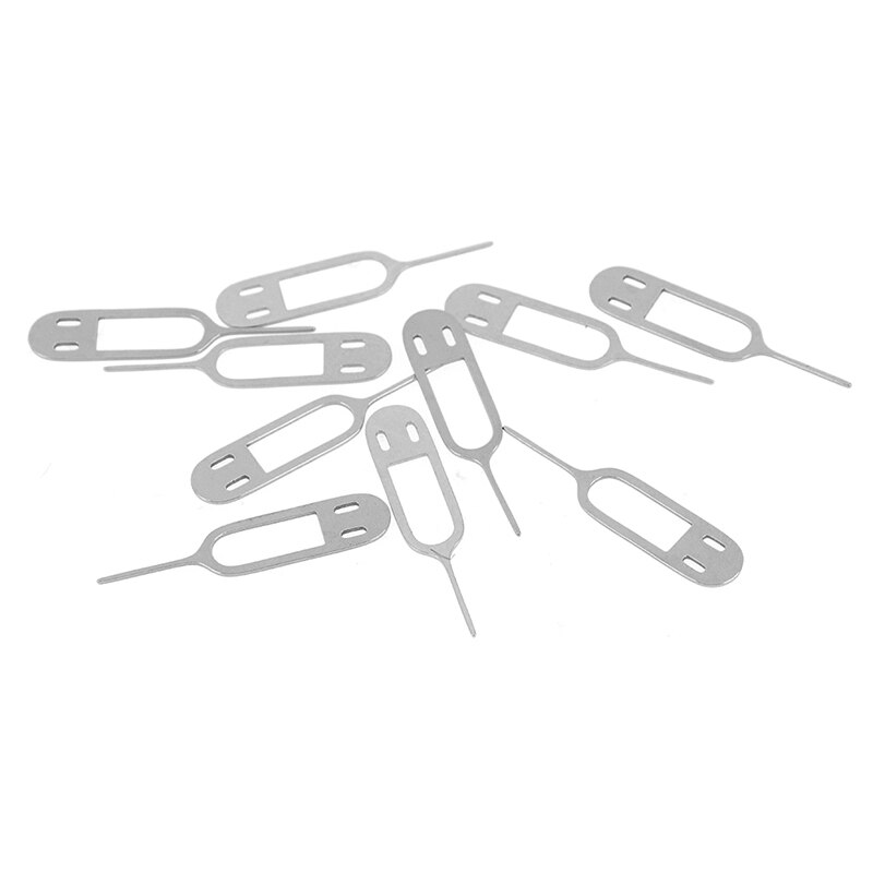 20-100pcs Metal Universal smile Sim Card Tray Pin Ejecting Removal Needle Opener Ejector For Mobile Phone