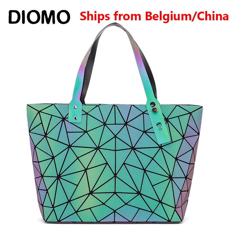 Diomo reflekterende mulepose til kvinder punge og håndtasker luksus håndtasker kvinder tasker geometrisk skuldertaske