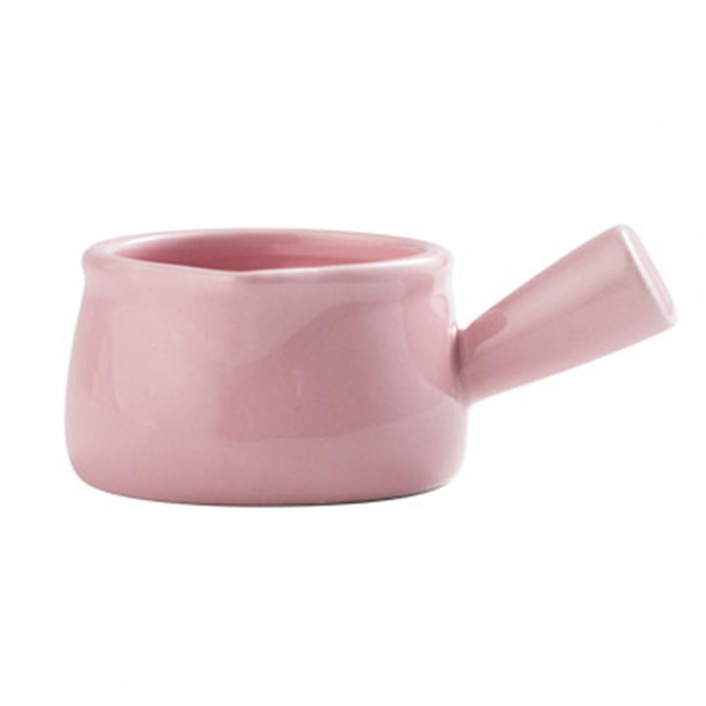 Practical Sauce Pitcher Washable Small Size Ceramic Small Size Sauce Pitcher Creamer Pitcher Mini Sauce Pitcher: Pink