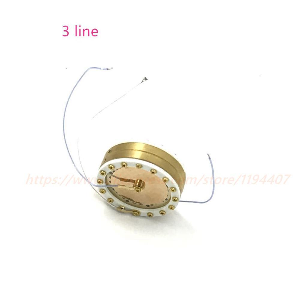 Micrófono condensador de diafragma de cápsula Mylar grande de 34mm, doble cara, M7, K47, K49, K67, K87, K870, montaje para reemplazo DIY de Neumann: Rojo