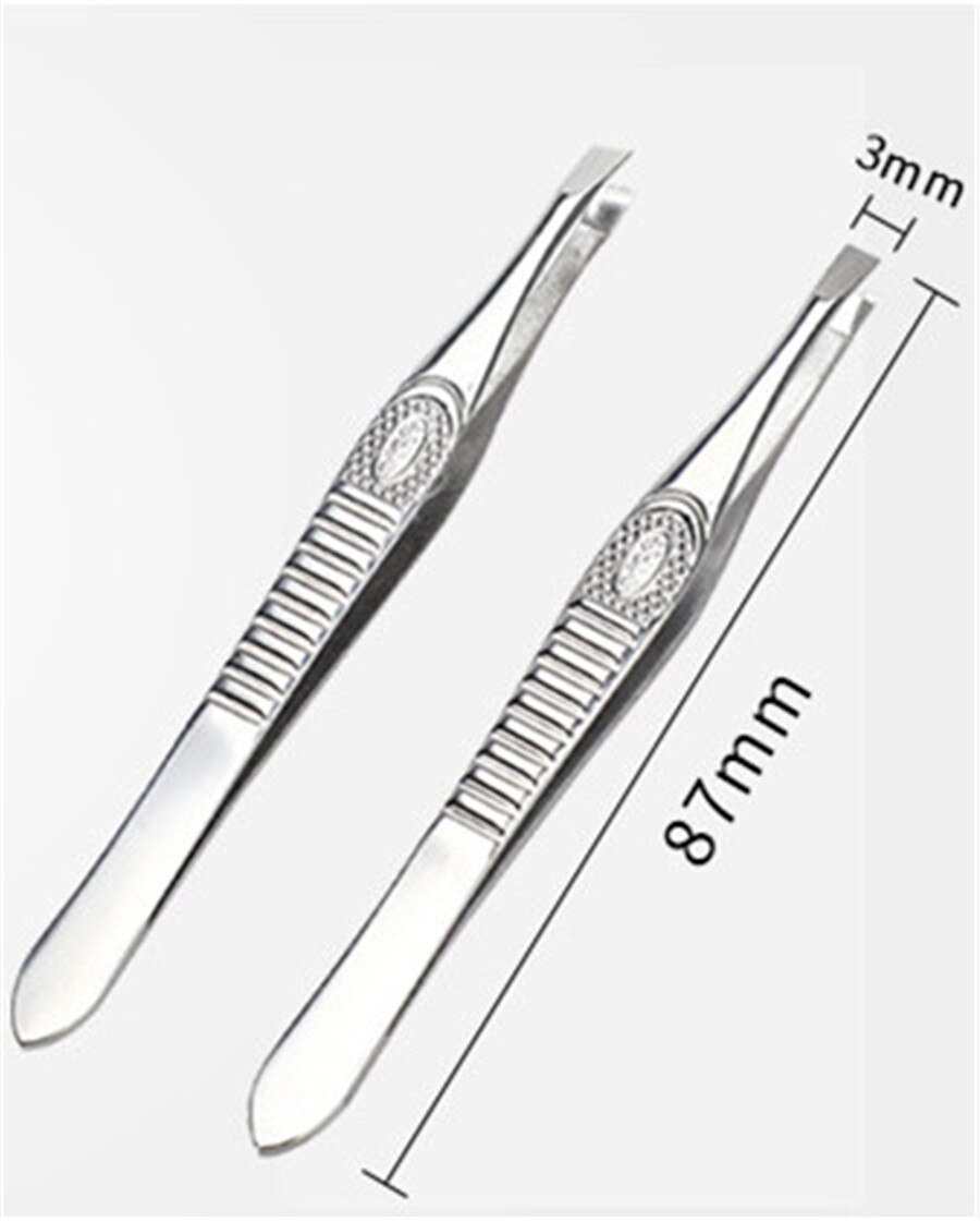 Pinzas de acero inoxidable para quitar bigote, pinzas para la boca, en oferta, E405