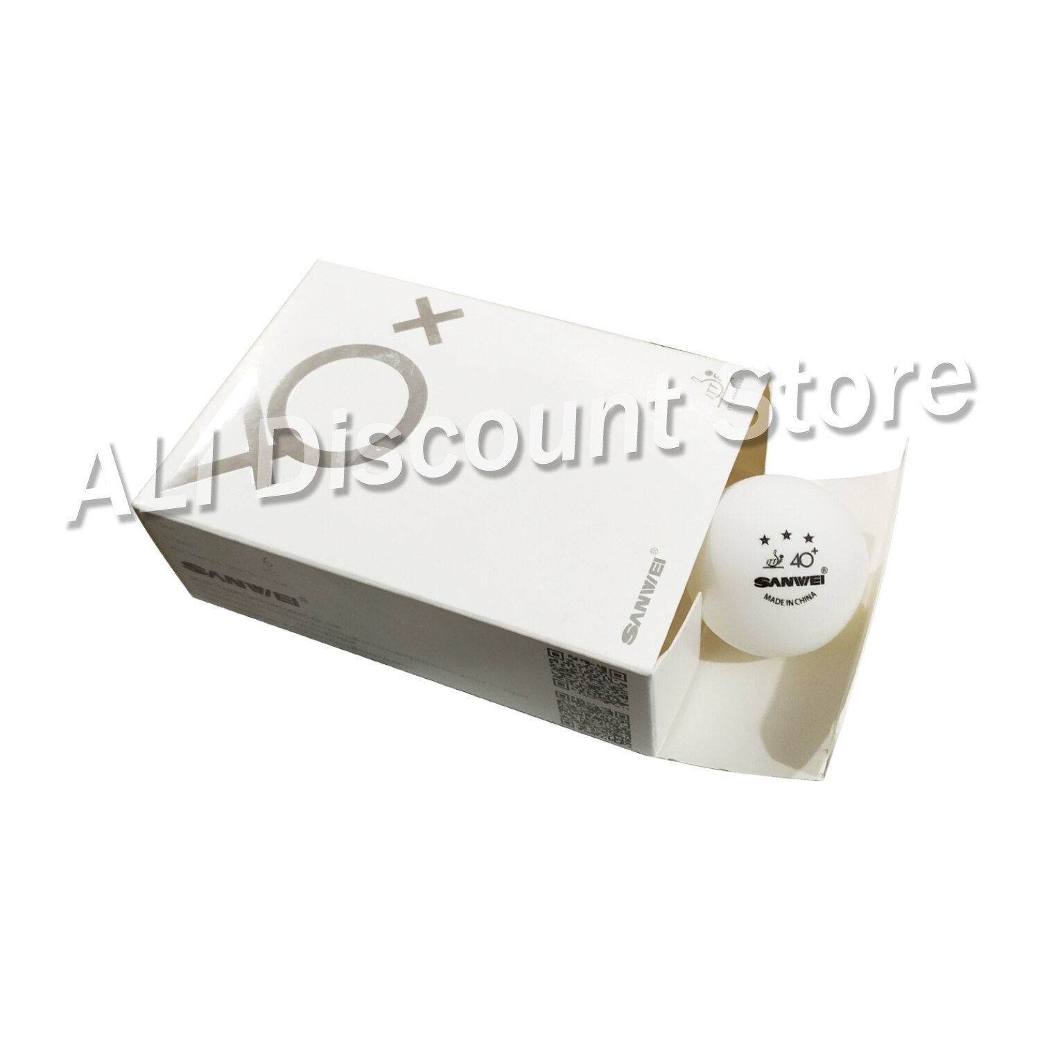 6 balls SANWEI Gold 3-Star Plastic 40+ Table Tennis Ball ITTF Approved Material ABS Poly Ping Pong Balls