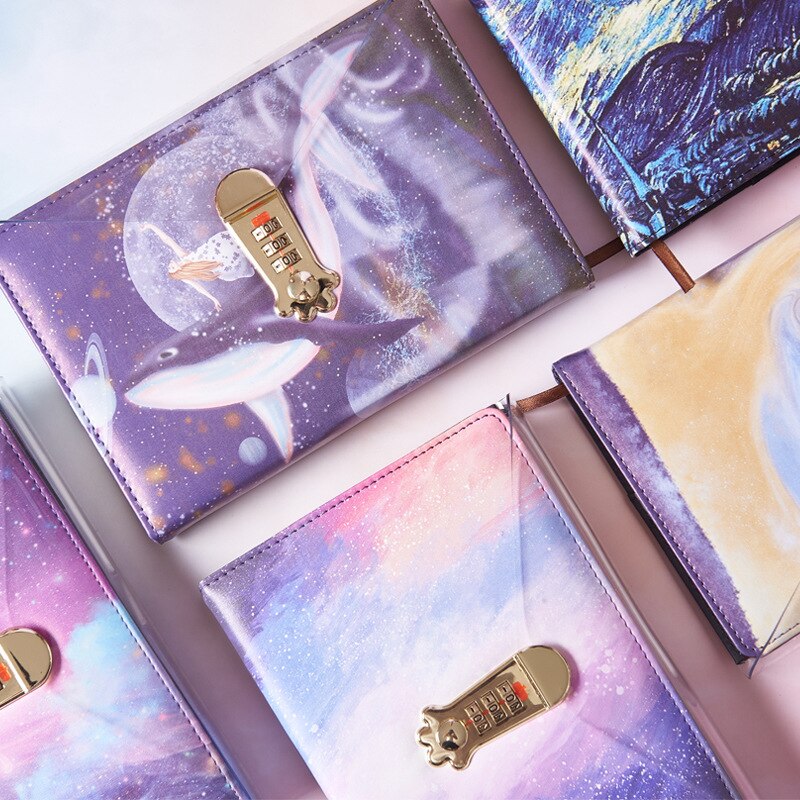 A5 Planner Sterrenhemel Codeboek En Tijdschriften Wachtwoord Agenda Office Bussiness Dagboek Met Slot Notebooks Schoolbenodigdheden