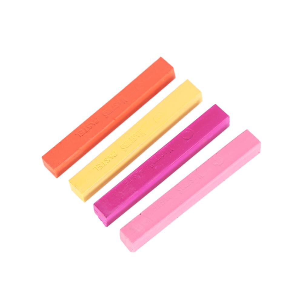 12 farver farveblyanter blød pastel nem at bruge tegnestreg toner bærbar glat pastel maling kridt kunst stationær