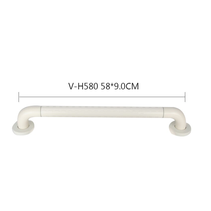 SVAVO barre d'appui d'assistance de sécurité I forme ménage Balance murale lumineuse douche toilette aide barre d'appui pour salle de bain: 580mm-White