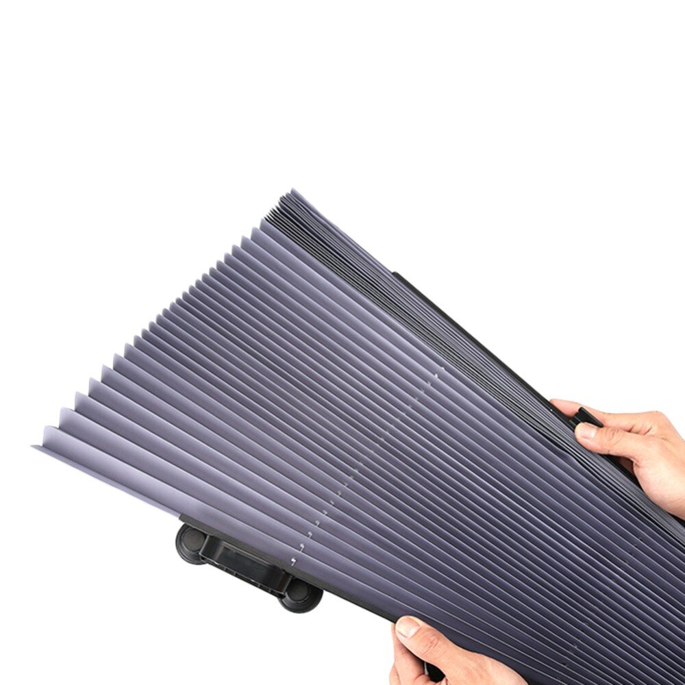 46 x 160cm uttrekkbar bil frontrute visir lukker type vindu solskjerm persienner frontrute solskjermer anti uv solskjermer  #280964