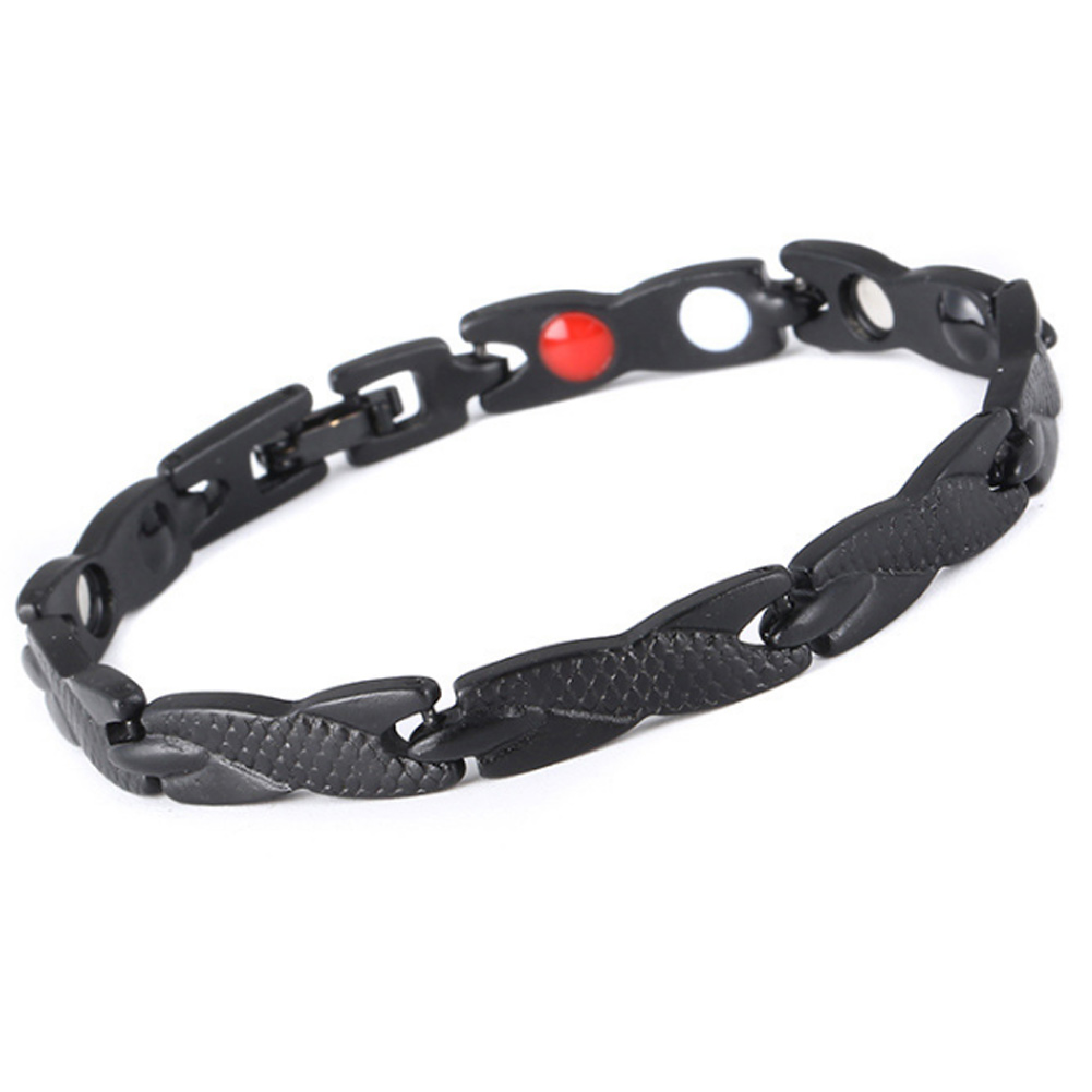 Belle Sante Magnetic Bracelet - 4 Elements Design For Men & Women, Titanium