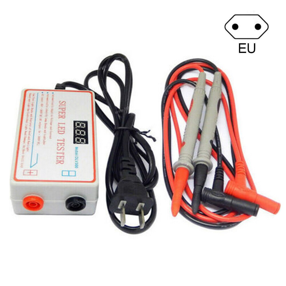 Smart 0-330V Output LED TV Backlight Tester Manual Adjustment Voltage LED Strips Beads Test Tool Light Board Instruments Repair: EU Plug