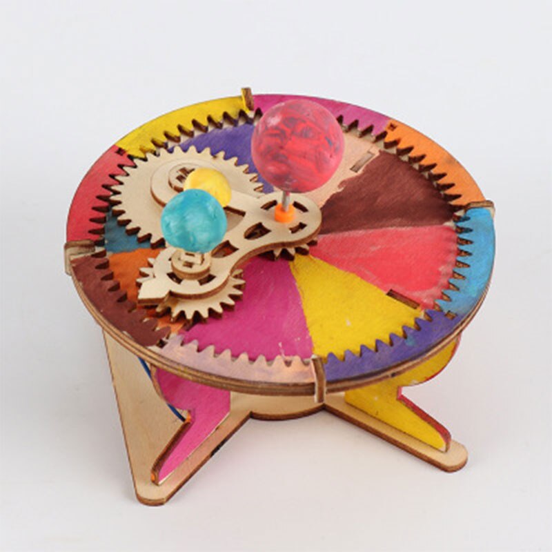Sistema Solar para niños, modelo de astronomía, sol, tierra, Luna, Planeta, experimento, juguete educativo para niños, Kit eléctrico escolar