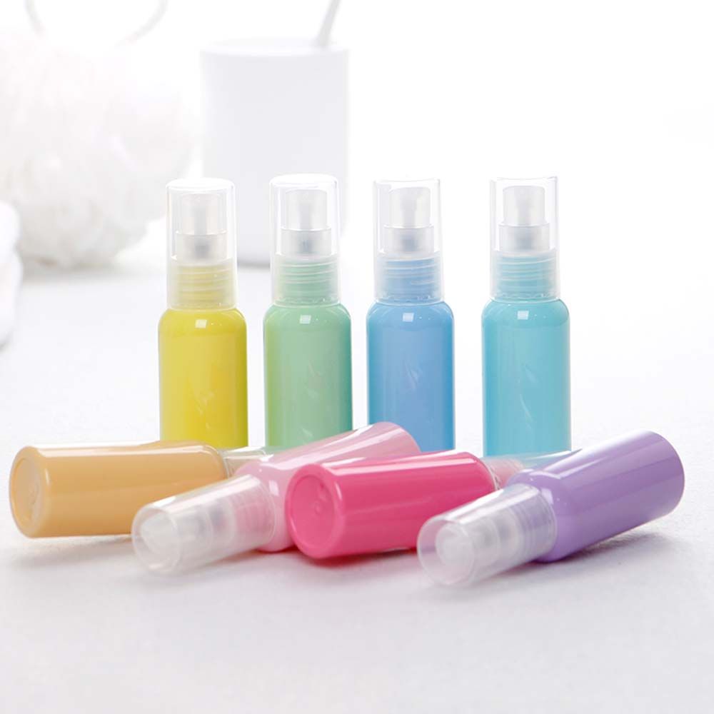 1 Pc 50ml Candy Color Spray Bottle Portable Travel Refillable Bottles Fine Mist Spray Bottle Cosmetic Container