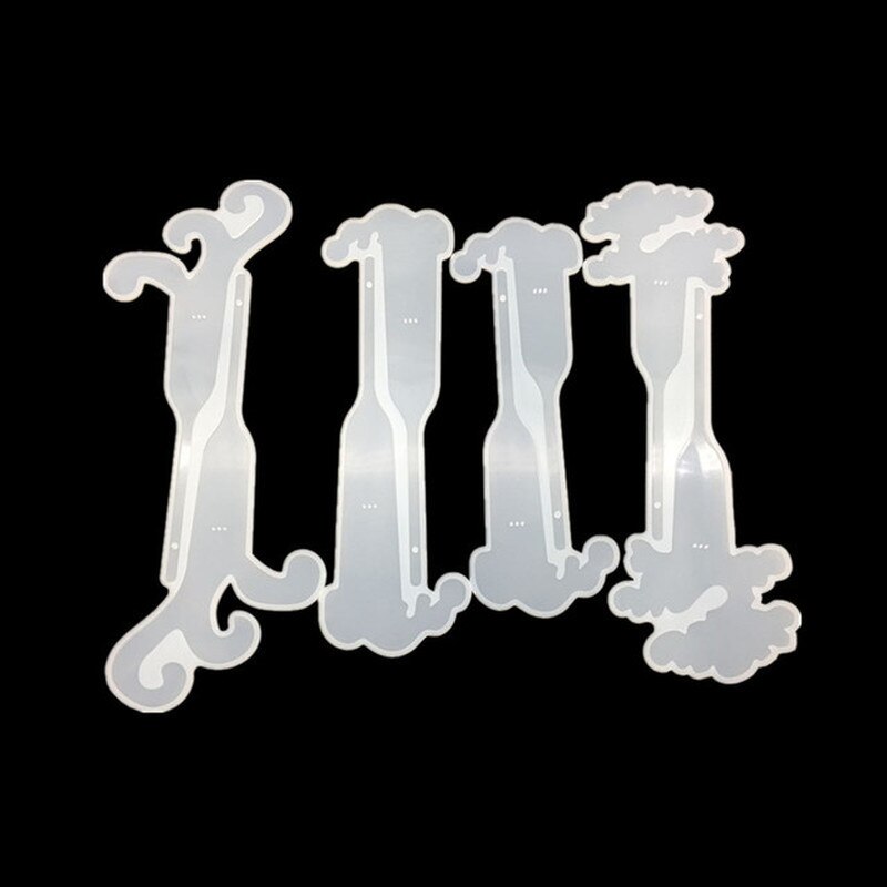 1 pc handwaaier siliconen mal uv epoxyhars voor het maken van sieraden, bladwijzers, handgemaakte decoratieve gereedschappen, kristal epoxy diy siliconen mal