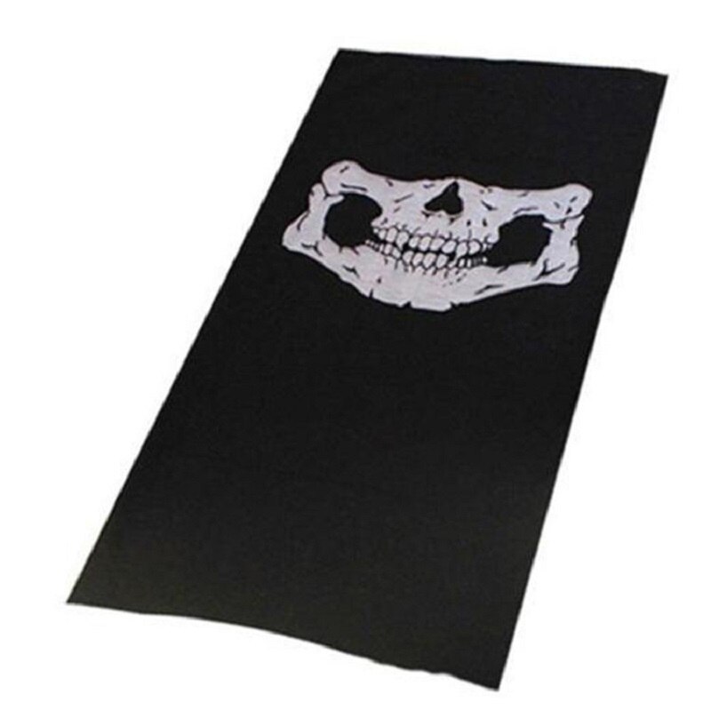 draussen Radfahren Schädel Sturmhaube Halbe Gesicht Maske Magie Motorrad Camping Schal Männer Frauen Sonnenschutz Bandana Hals Gamaschen
