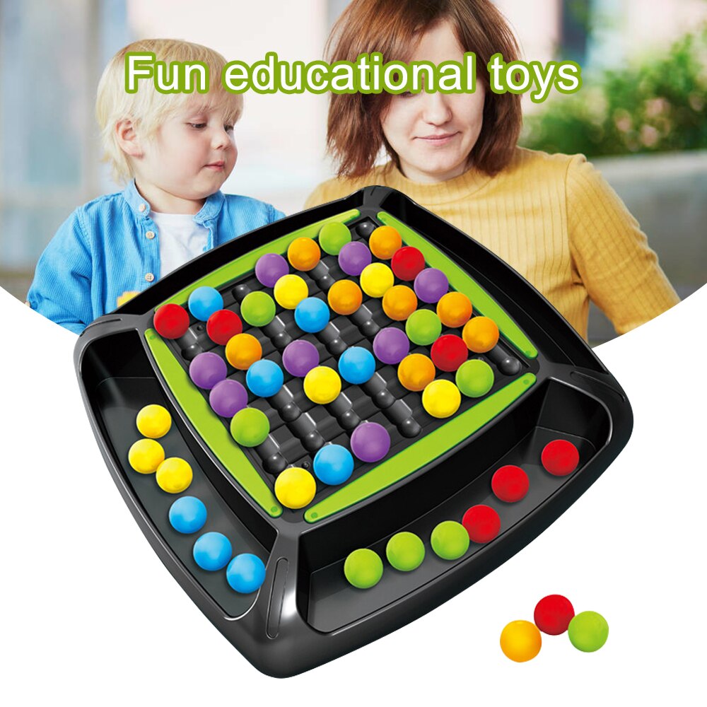 Rainbow Ball Matching Game Early Childhood Education Board Game Boys And Girls Baby Kids Intelligent Game Early Educational Toys