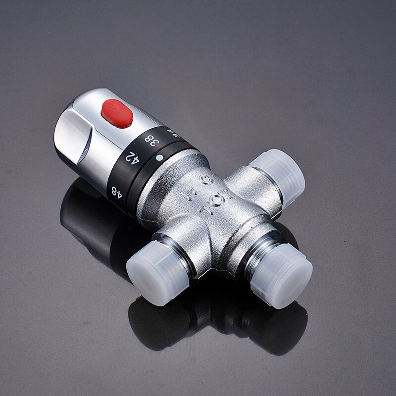 Brass Control the Mixing Water Temperature Thermostatic Mixing Valve