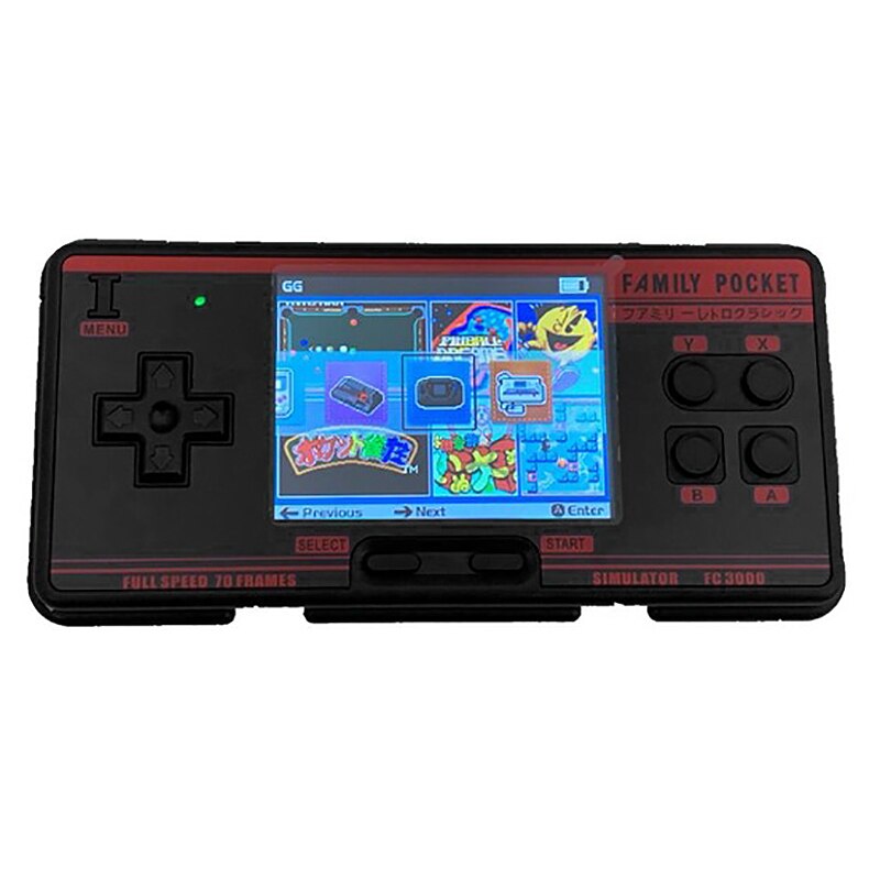 consolle di Gioco portatile, video consolle di Gioco 8 morso 2G di Memoria Simulatore di FC3000 Tenuto in Mano I Bambini di colore Gioco PXPX7