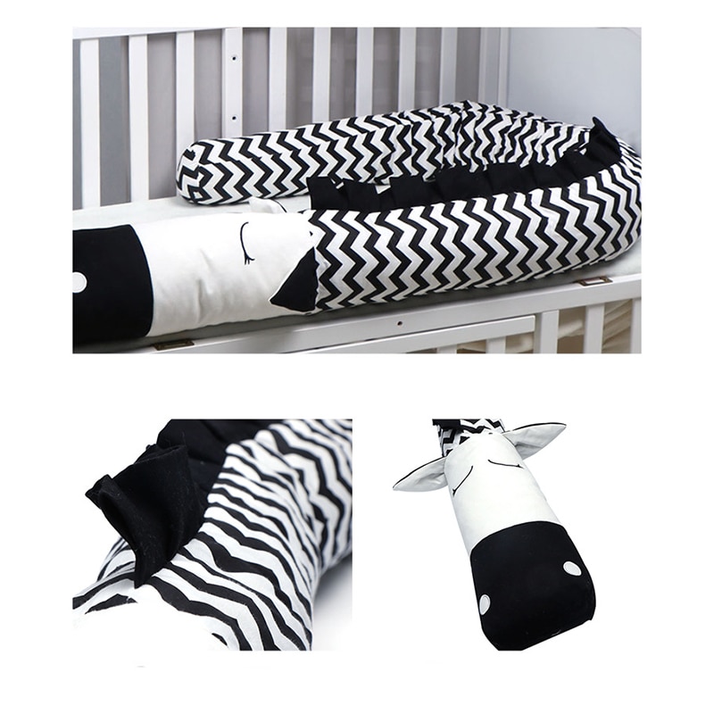 Newborn Baby Crib Bumper Cushion Plush Nursery Cradle Decor Baby Nest Bed for Boys Girls Infant Cotton Baby Bed BTN012