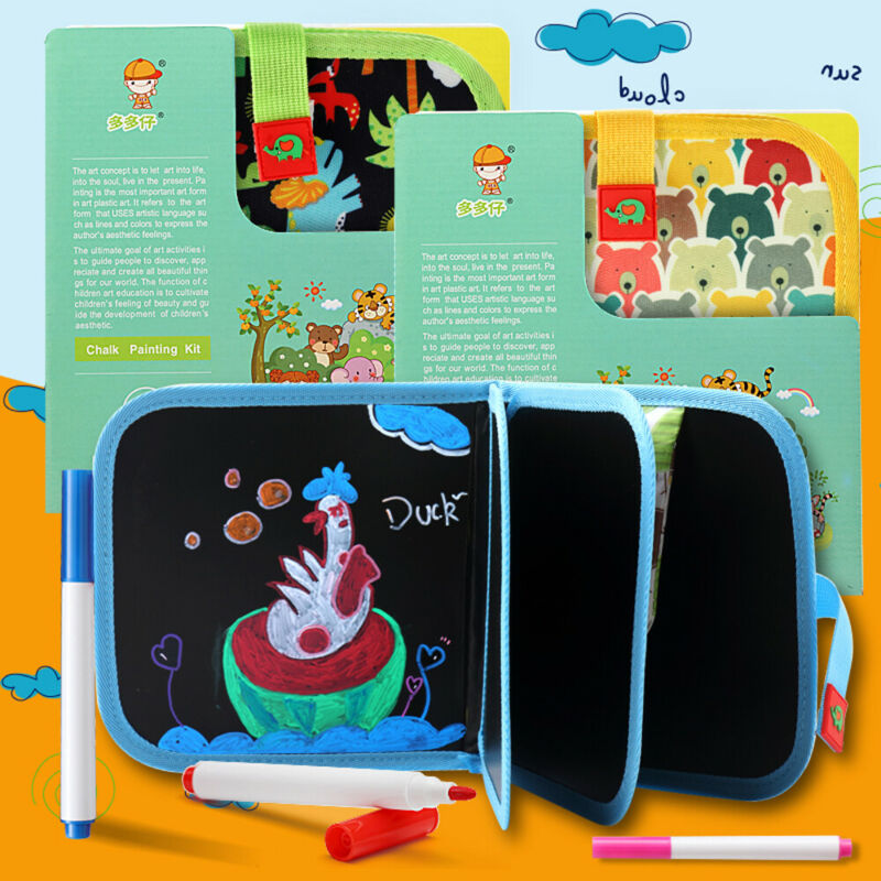 3 stil sletbart magnetisk vand skrivning tegning maleri bog tavle pen doodle legetøj børn
