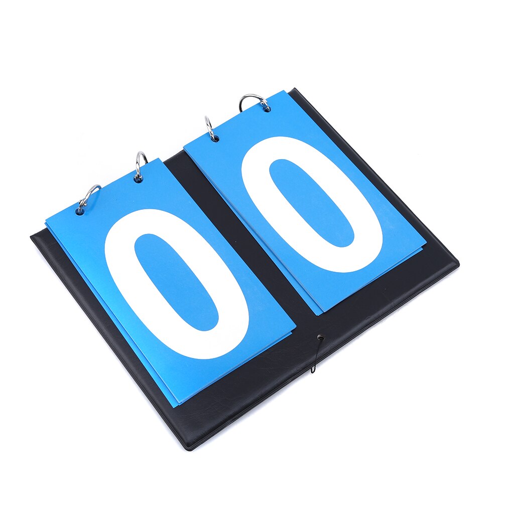 1pc digitale tisch-sportanzeigetafeln für fußball, volleyball und basketball: 2 blaue anzeigetafeln