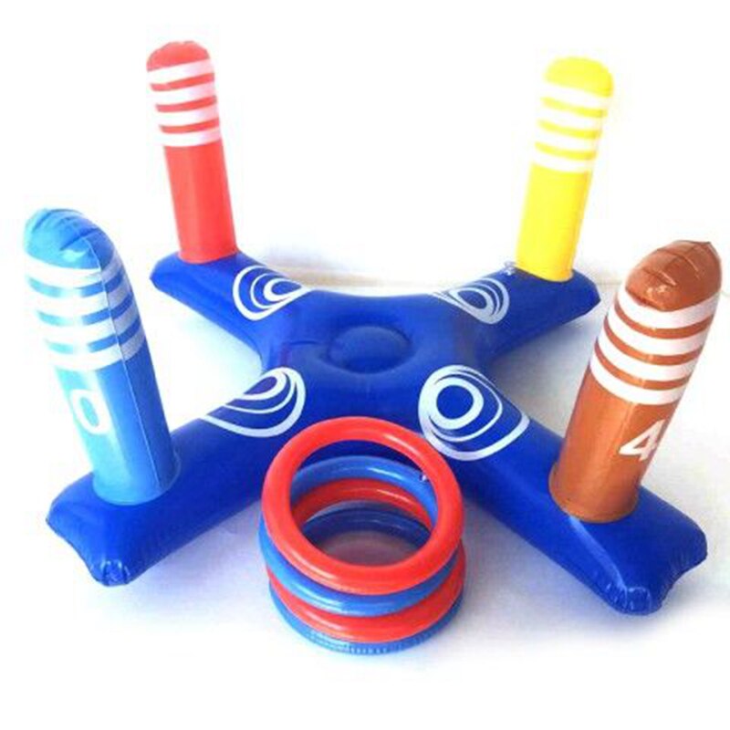 Aufblasbare Ring Werfen Zwinge Aufblasbare Ring Werfen Schwimmbad Spiel Spielzeug freundlicher draussen Schwimmbad Strand Spaß Sommer Wasser Spielzeug