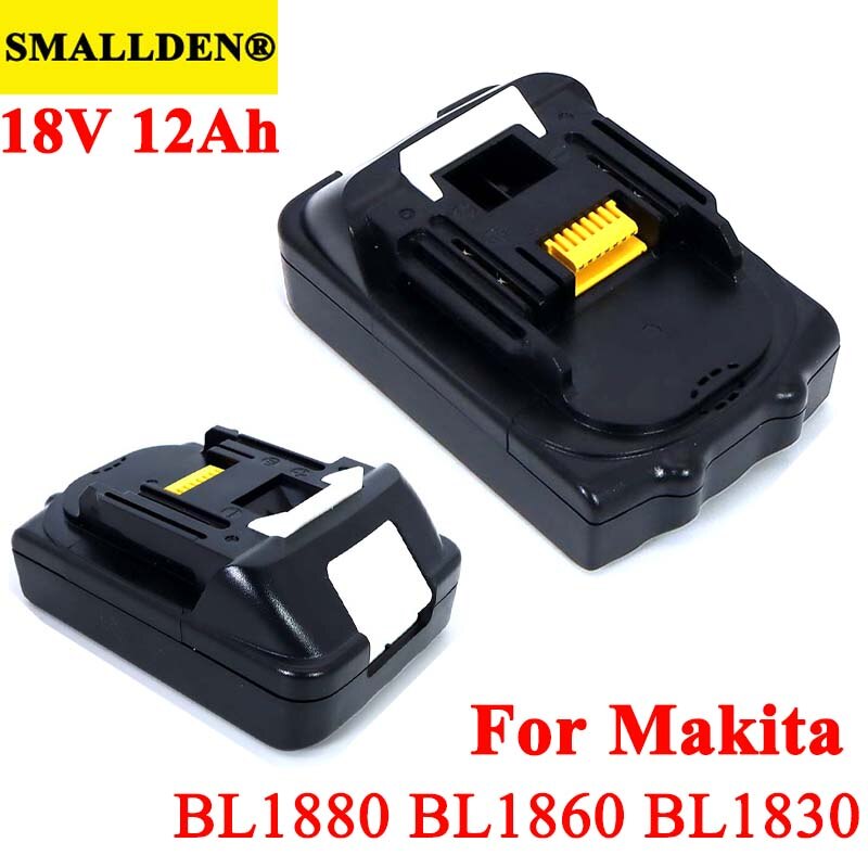 18V 16Ah 12Ah Rechargeable Battery 16000mah Li-Ion Battery Replacement Power Tool Battery for MAKITA BL1880 BL1860 BL1830 BL1820