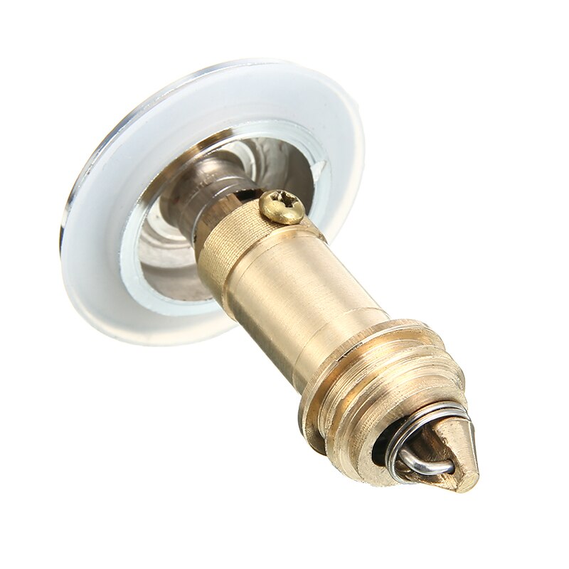 Lavabo cromado para baño de desecho, Kit de sello de perno con botón pulsador para la mayoría de lavabos, accesorios de baño: Button Bolt Set