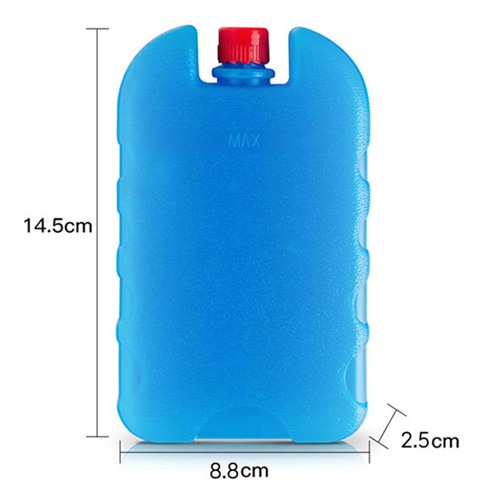 Freezer Ice Cooling Packs Long Lasting Cooling For Lunch Bags Fresh Food Reusable Cooler Pack Bag Fresh Food Storage Water Box: Red