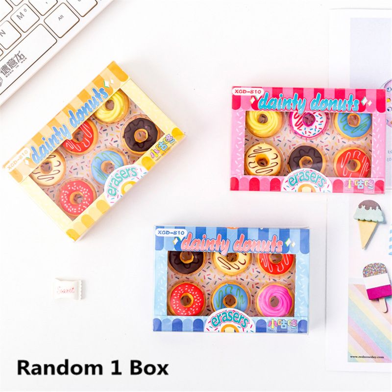 30+ Styles Cartoon Shape Rubber Eraser Cute Children Stationery School Supplies Rubber Eraser Correction Supplies Kids