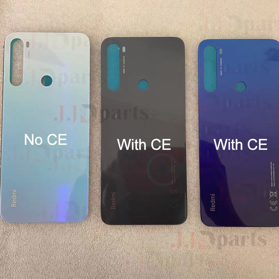 Original For Xiaomi Redmi Note 8t Battery Cover Back Glass Panel Rear Door Housing Case For Redmi Note 8t Back Battery Cover