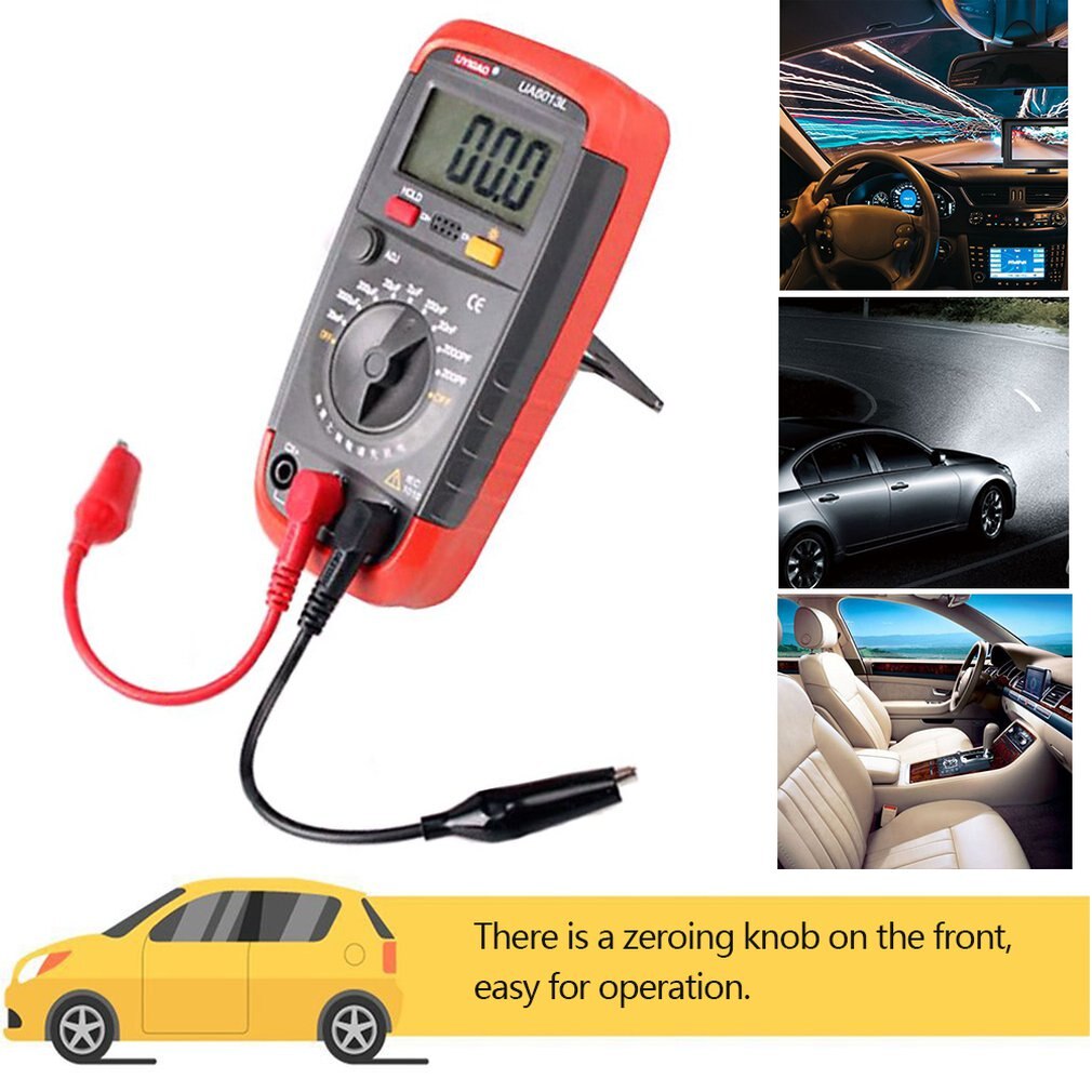 UA6013L Auto Range Digital LCD Capacitor Capacitance Test Meter Multimeter Measurement Tester Meter