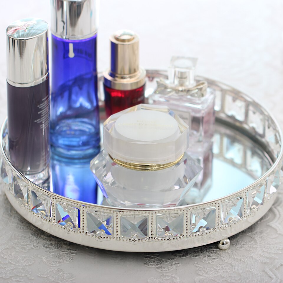 ROSE QUEEN 3158 metalen cake stand fruit glas plaat verzilverd 27 cm diameter cake pan bruiloft woondecoratie