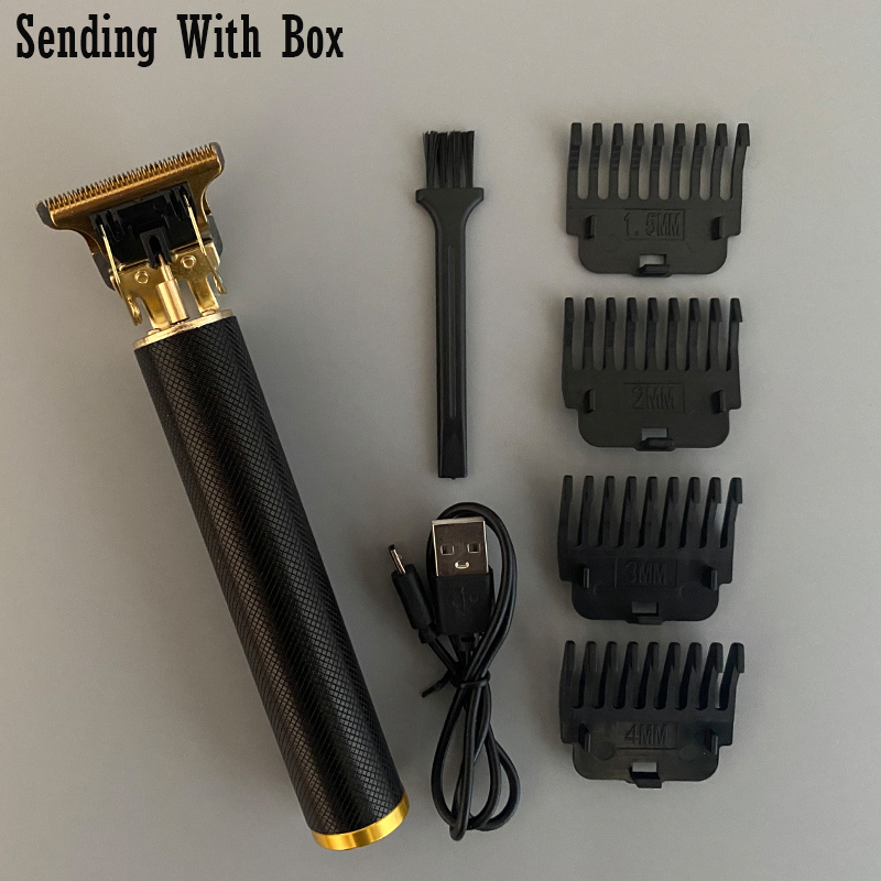 maquina T9 aparador de barba maquina de cortar cabello 2022 novos clippers óleo para máquina corte cabelo profissional por barbeador elétrico para homens maquina cabelo barba vintage t9 máquina t9 aparador cabelo: black