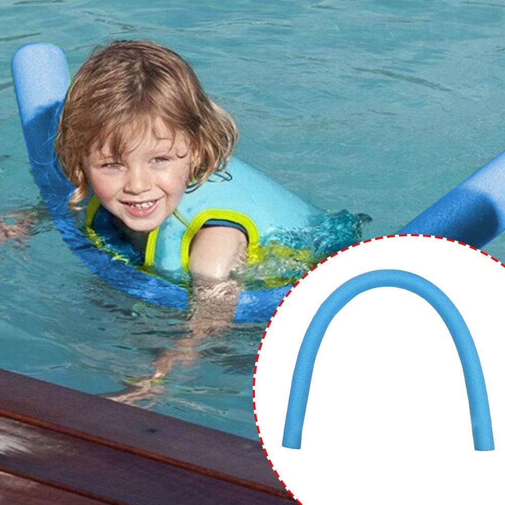 5 farve hul / solid svømningsring opdrift pool svømmende oppustelig vandnudel lære svømning svømning fleksibel stic  m5 r 9