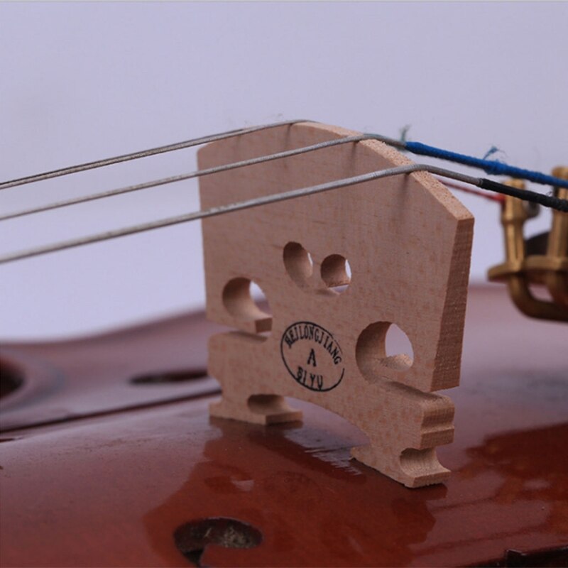 Maple Wood Acoustic Violin Bridge Regular 4/4 Size Musical Instruments Parts D2TC