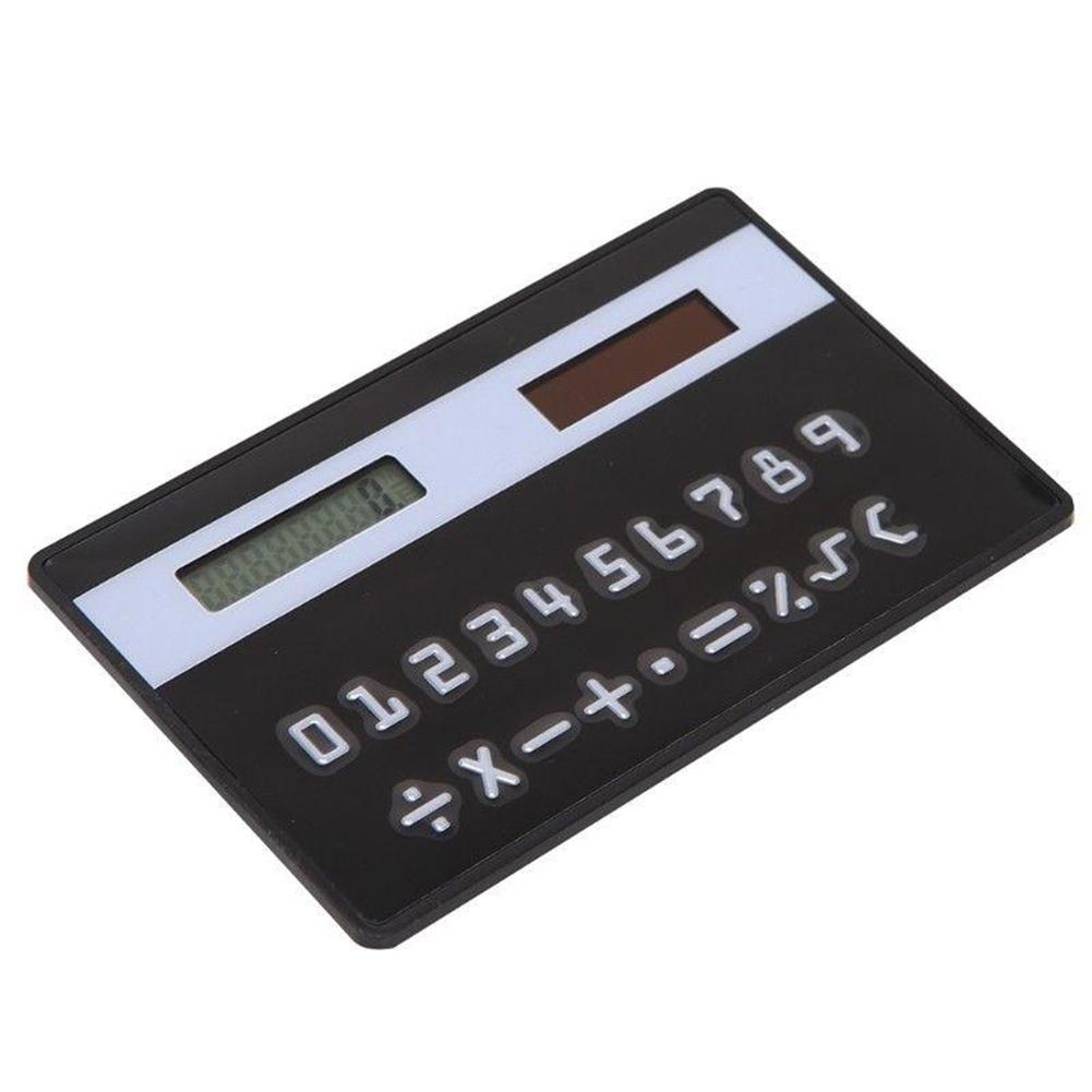 mini ultra cienki jak karta kredytowa wielkości kalkulator z 8 cyfrowymi kieszeniami na mini kalkulator ultra kalkulator